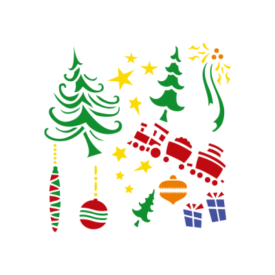 STENCIL 130X130MM 30001 - 1115 NATAL