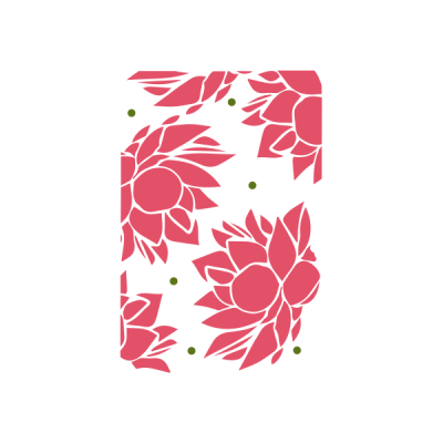 STENCIL 210X150MM 30002 - 1516 FLOR DE LOTUS