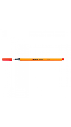 CANETA STABILO 88/48 VERMELHO CLARO