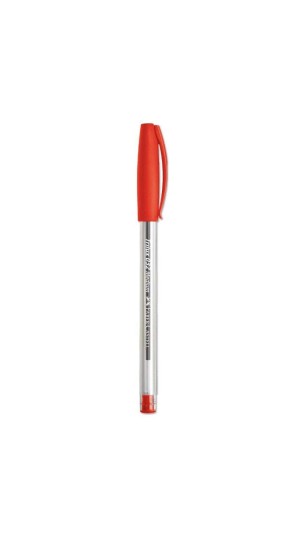 CANETA ESFEROGRÁFICA TRILUX VERMELHA FABER CASTELL