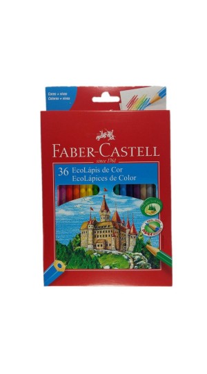 LÁPIS DE COR 36 CORES - FABER CASTELL