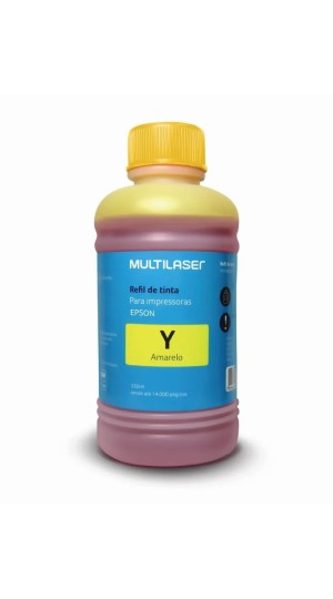 REFIL DE TINTA COMPATIVEL EPSON AMARELO 250ML. MULTILASER