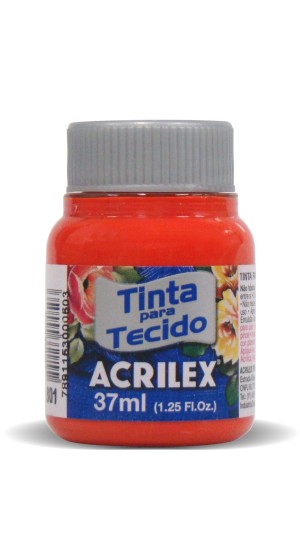 TINTA TECIDO TANGERINA 801 ACRILEX