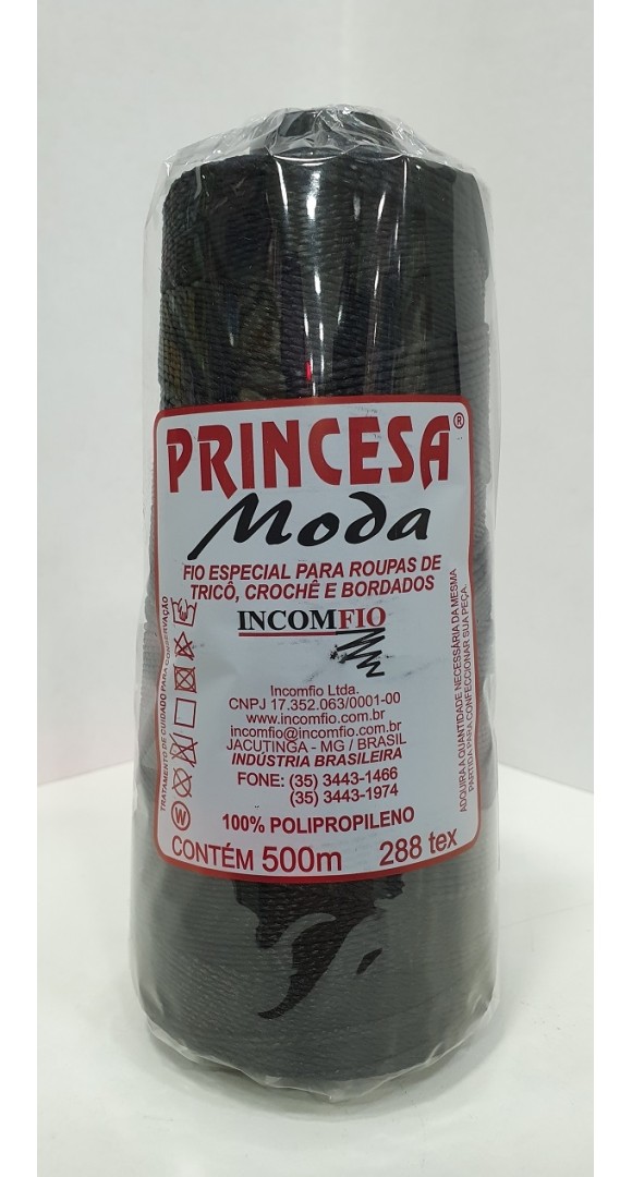 LINHA PRINCESA MODA 21 PRETO