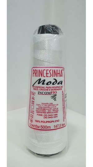 LINHA PRINCESINHA MODA 01 BRANCO