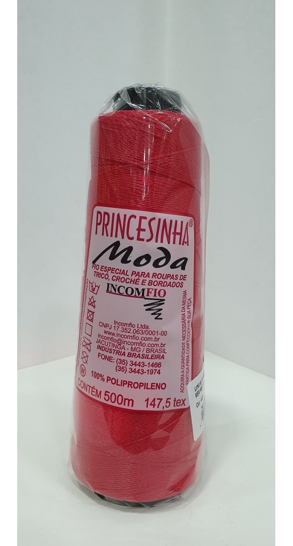 LINHA PRINCESINHA MODA 13 VERMELHO