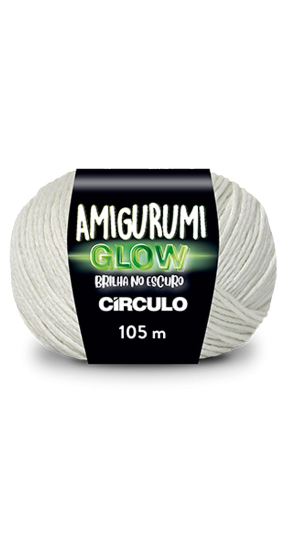 FIO AMIGURUMI GLOW BRANCO 10