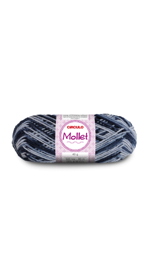 LÃ MOLLET 40G. MULTICOLOR NUBLADO 9199