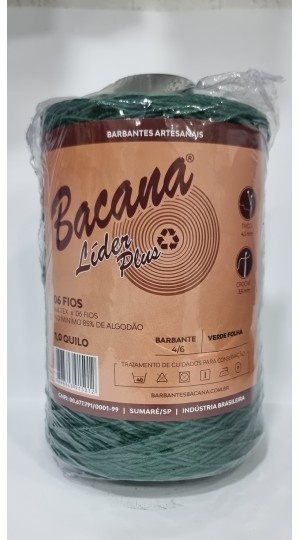 BARBANTE LIDER PLUS VERDE FOLHA 6 FIOS 1,0KG.