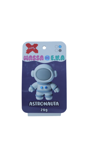 MASSA DE EVA BLISTER POTE C/4 CORES 28GR. ASTRONALTA MAKE MAIS