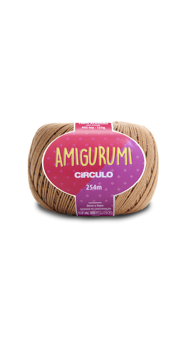 FIO AMIGURUMI 254M. CASTANHA 7625