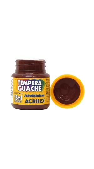 TINTA GUACHE MARROM 531 15ML  ACRILEX